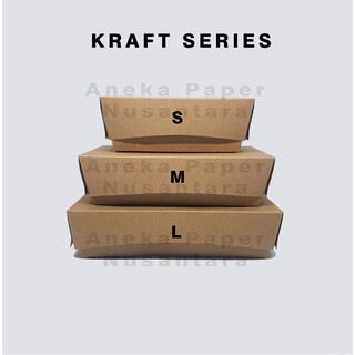 Image of thu nhỏ Kraft Paper Rice Box - Food Grade - Ukuran S #2