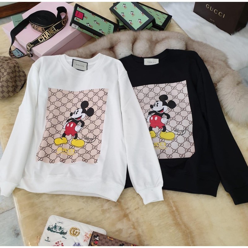 sweater impor mickey gucci