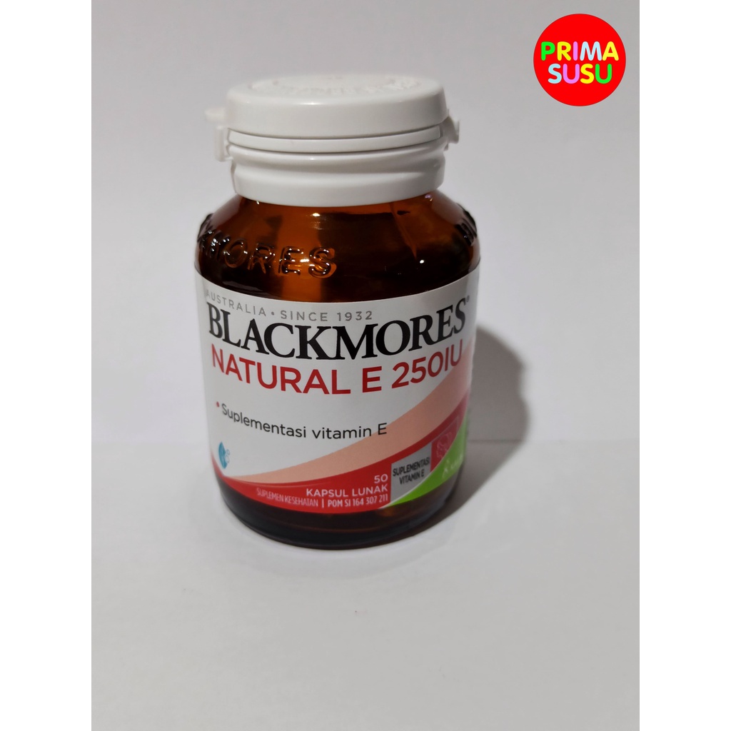 Blackmores Natural E 250IU, 50 Kapsul