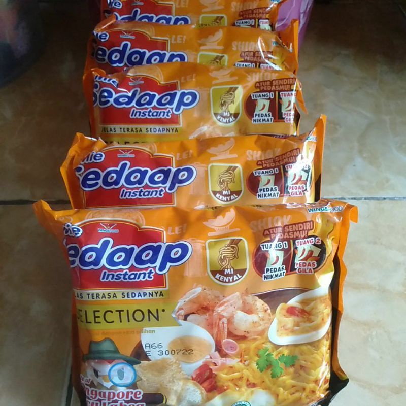 

Mie sedap instant 1pak isi 5