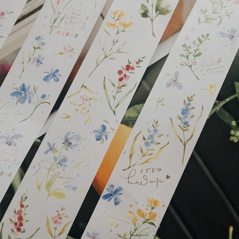 

[Sample] Meow Illustration Just Need to Wait Washi Tape