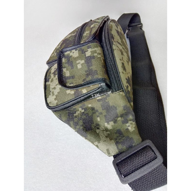 waistbag ARMY loreng pincang