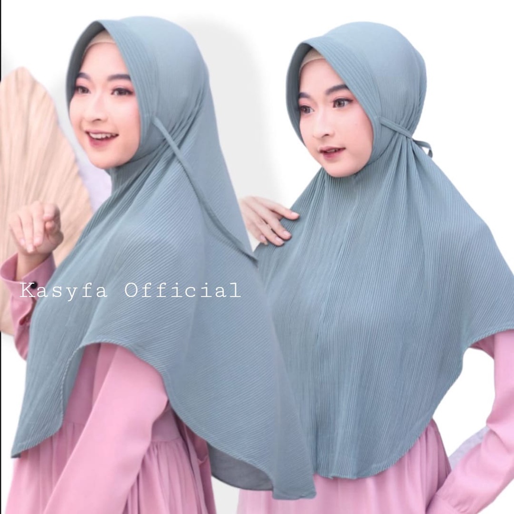 HIJAB BERGO MARYAM PED FULL PLISKET TALI