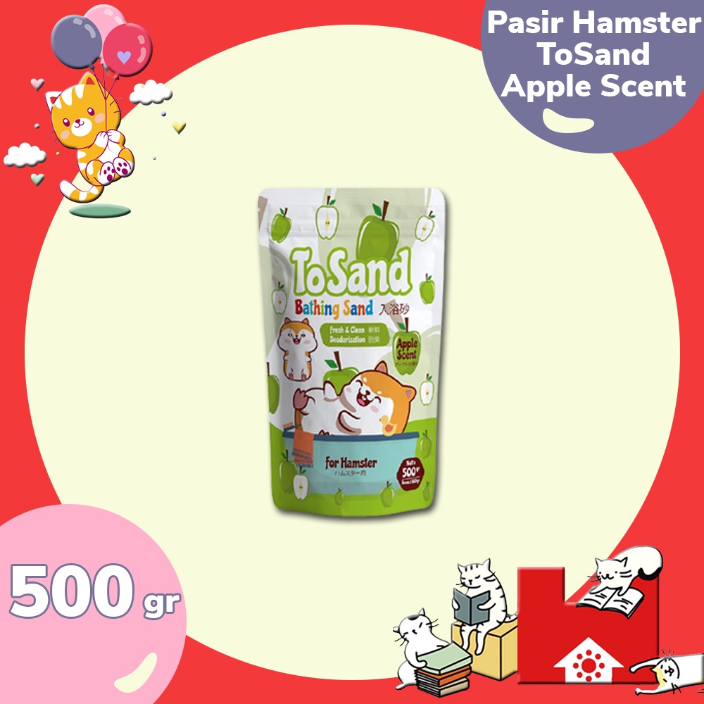 Pasir Mandi Hamster Tosand Bathing Sand 500 gr