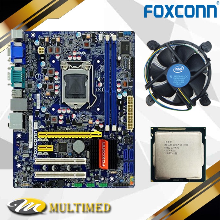 Paket Mainboard H61 LGA 1155 Ddr3 + Core i5 2320 + FAN