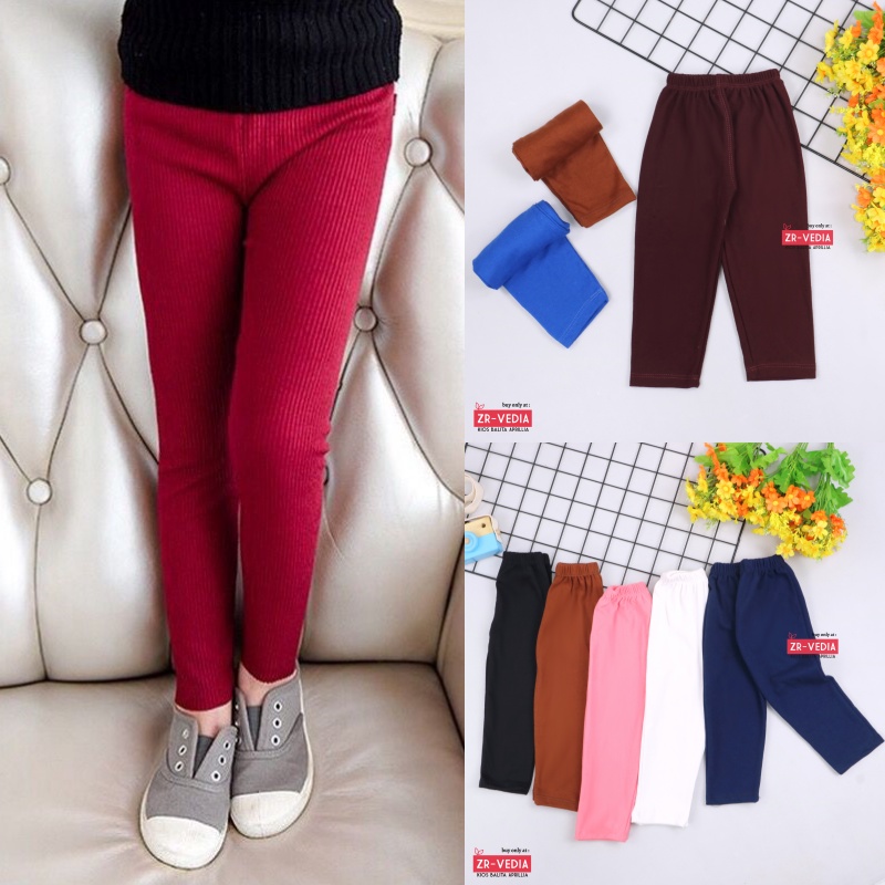 Legging Sheila 10-12 tahun / EXPORT QUALITY Leging Panjang Anak Perempuan Remaja Celana Ketat