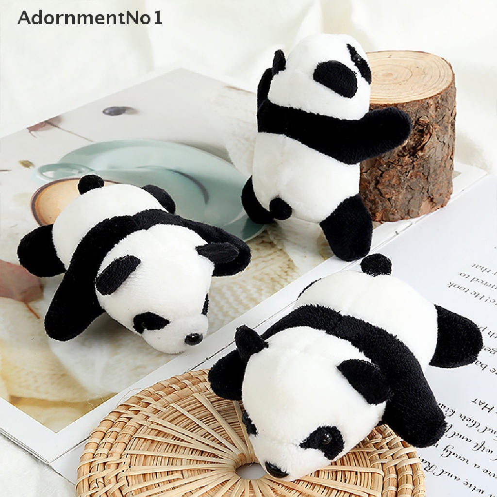 (AdornmentNo1) Pin Bros Boneka Panda Bahan Plush