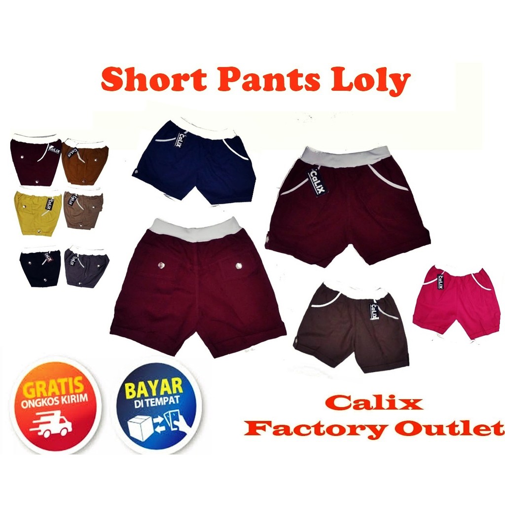 Celana Pendek Anak Hot Pants Loly Short Pants Anak Murah Celana Pendek Anak Celana Pendek Anak