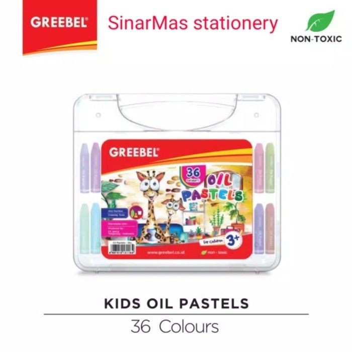 

Promo Bulan Ini Crayon 36 Warna Greebel / Greebel Oil Pastels 36 Colours Non Toxic Bergaransi