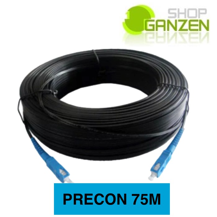 Precon 1 core 75 meter Dropcore Dropwire Kabel Fiber Optik SC UPC