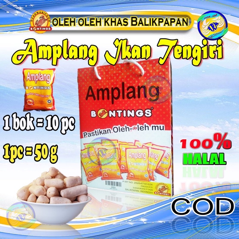 

amplang ikan tengiri Bontings