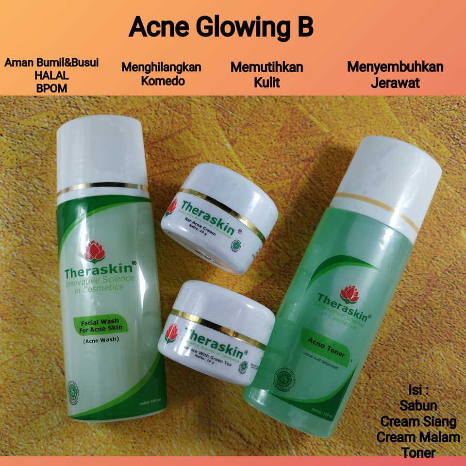 ACNE GLOW / ACNE SERIES / JERAWAT AMPUH/ THERASKIN ACNE / THERASKIN ACNE GLOW / THERASKIN ACNE WHITE