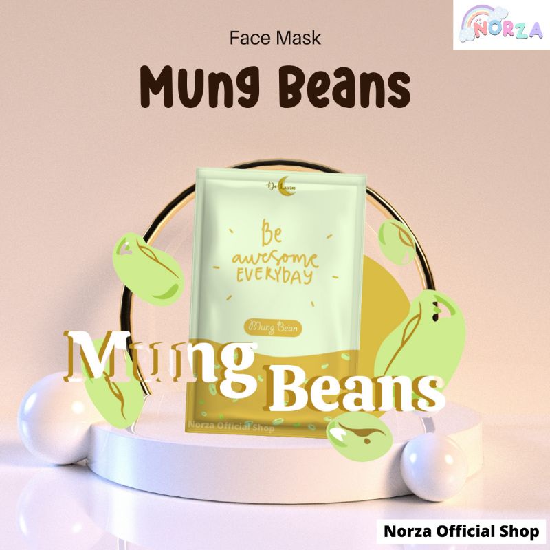 Masker Deluna Mungbeans by Poupeepou 25gr