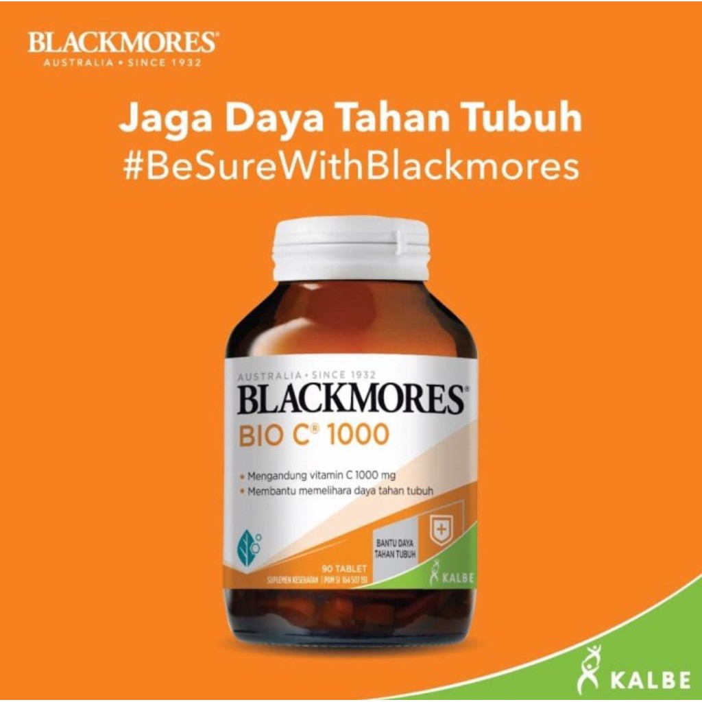 Blackmores Bio C 1000 mg isi 90 tablet ( meningkatkan daya tahan tubuh )