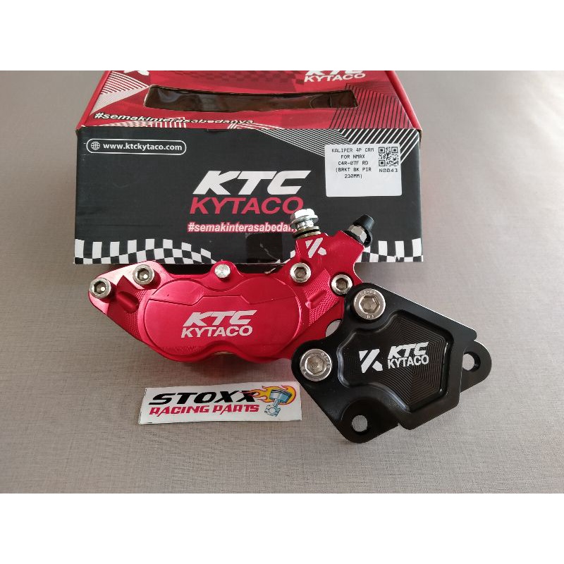 Jual Kaliper Ktc Kytaco Nmax Aerox Piston Crm Merah Shopee