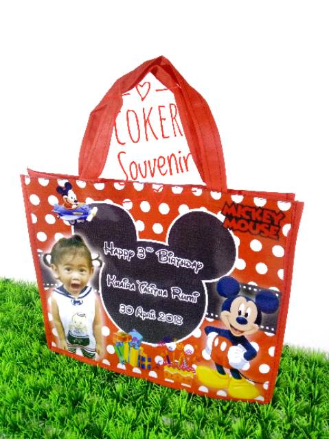 Jual Tas ultah / Goodie bag Ulang tahun anak / pesta syukuran Aqiqah tedhak sithen Suvenir Terlaris-3