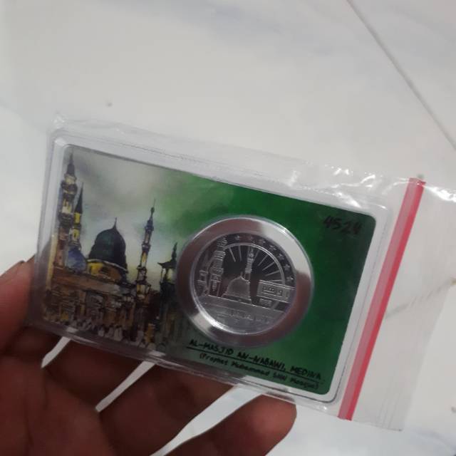 Koin 1 Dirham (999 silver/ 2,975g) Motif Masjid Nabawi