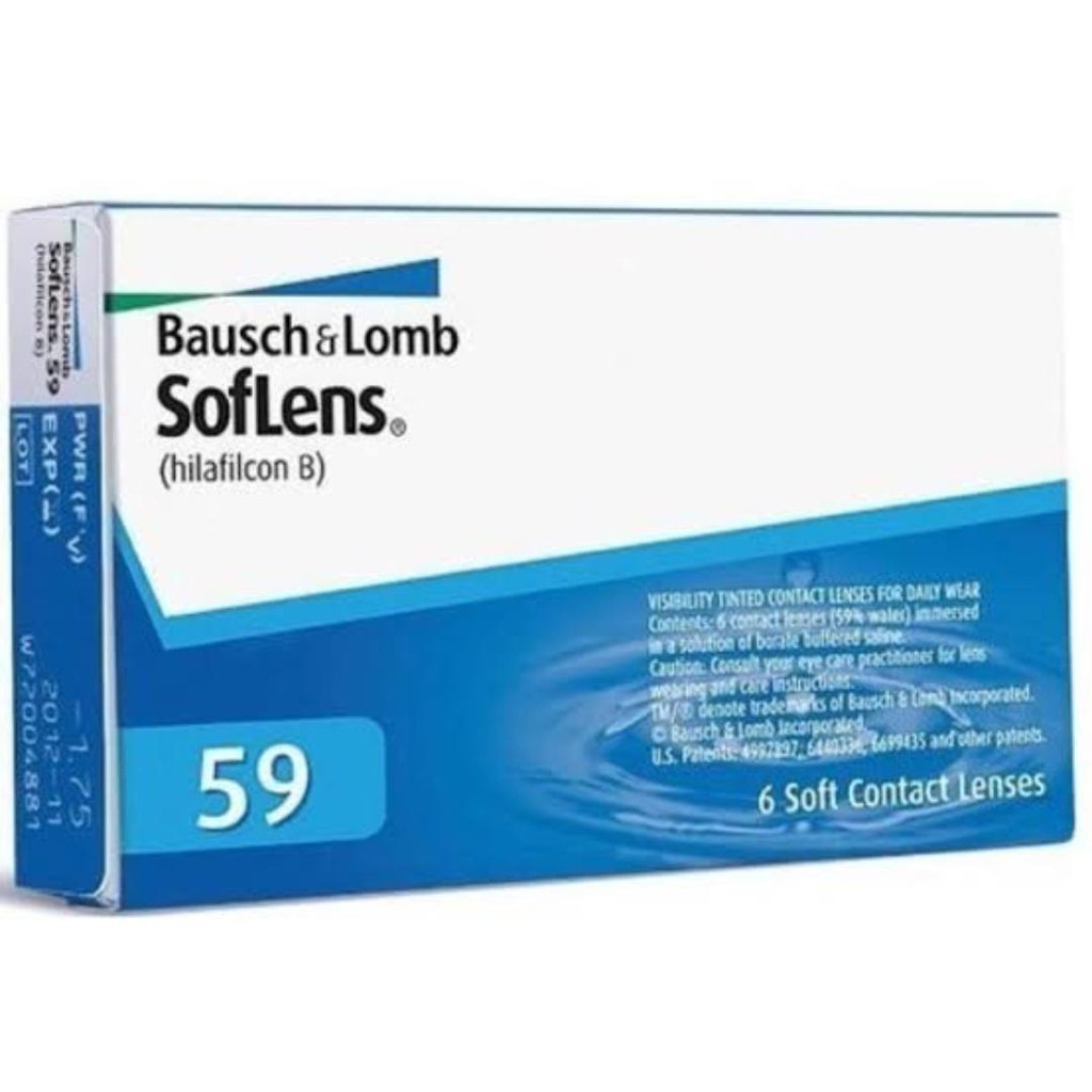 Bausch and lomb softlens bening transparan bulanan (monthly) sensitif