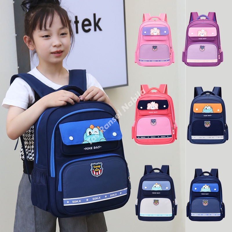 Tas Ransel Sekolah Anak Perempuan Laki laki TK SD PAUD PREMIUM Import Besar