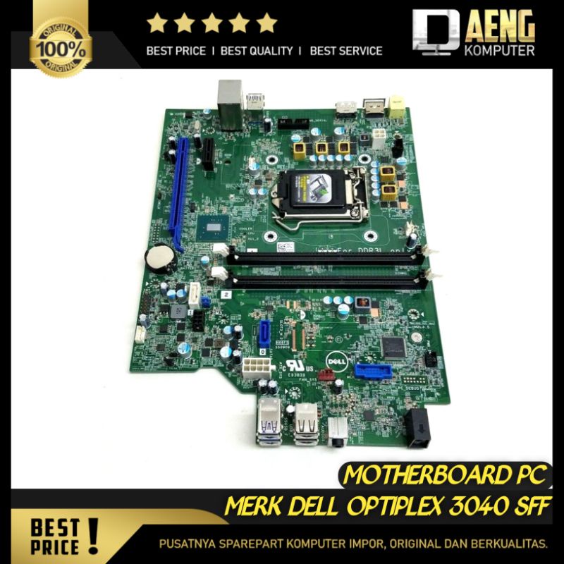 Motherboard Mainboard Mobo PC Built Up Dell Optiplex 3040 SFF Socket 1151 Original