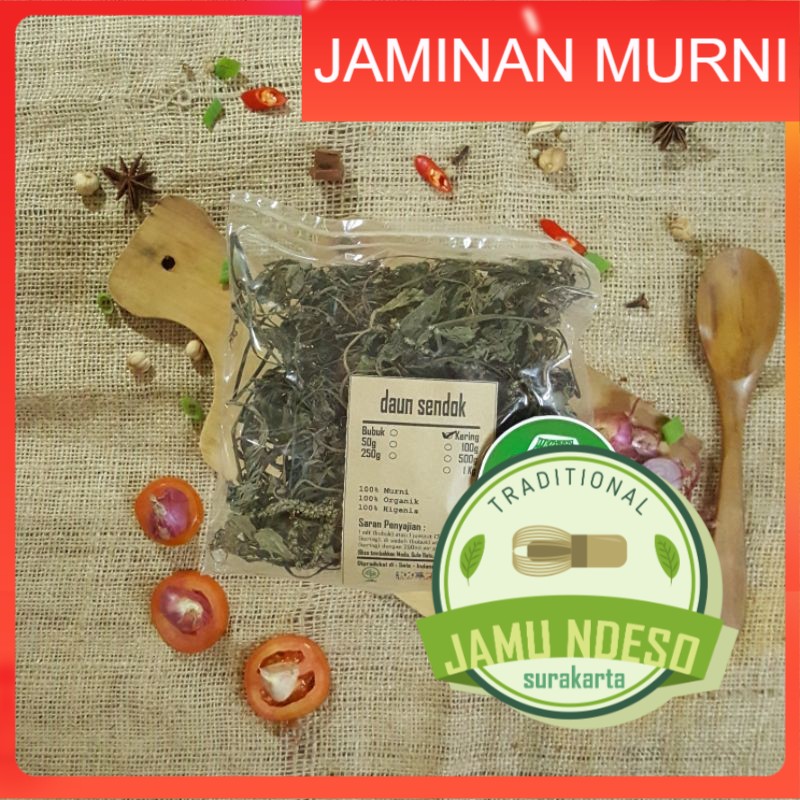 

DAUN SENDOK/SENDOKAN KERING 100 GRAM - Plantago Major - MURNI - JSR - REMPAH - PREMIUM QUALITY