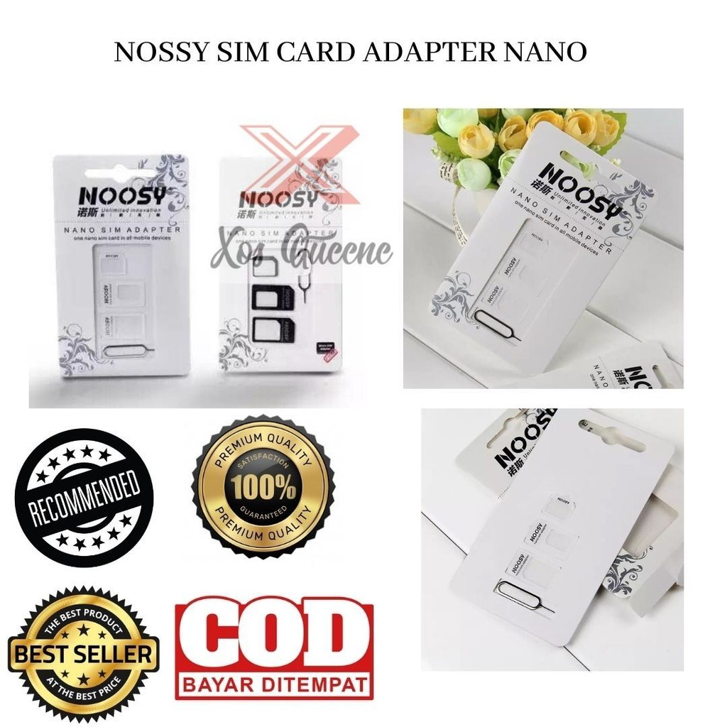 XOQ - Adapter Sim Card Nossy / Sim Card Adapter Nano / Nossy Nano Sim Adapter