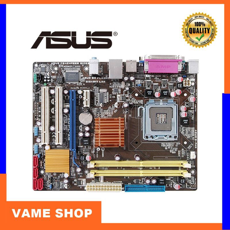 Terlaris Asus P5QPL-AM Desktop Motherboard G41 Socket LGA 775 For Core 2 Extreme Quad Duo Pentium D