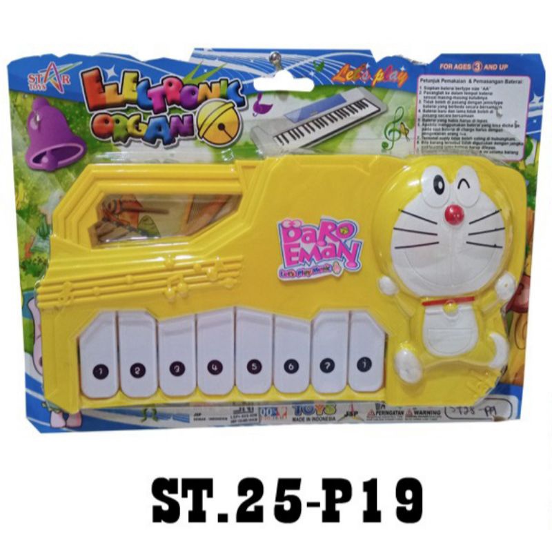 ( ST25 - P19 ) - Mainan Piano Doraemon Besar Warna Random ST25-P19