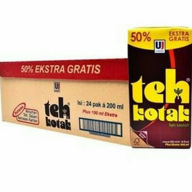 

(BISA COD) Ultra Teh Kotak 300ml 1 Dos isi 24 pcs TERBARU Kode 1452