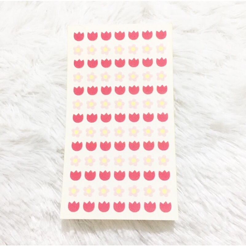 

Tulip Morning Glory Japan Sticker Art Ori Import Jepang