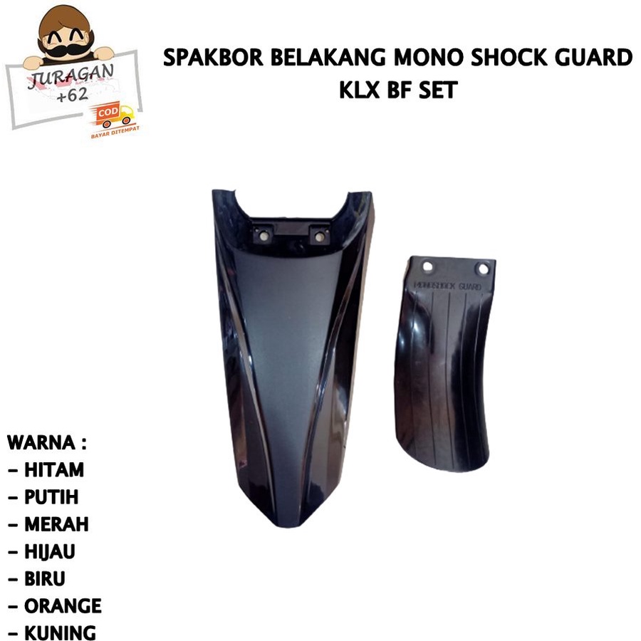 SPAKBOR SET KLX BF BIG FOOT150 250 DTRACKER BELAKANG COVER LUMPUR MONOSHOCK D TRACKER