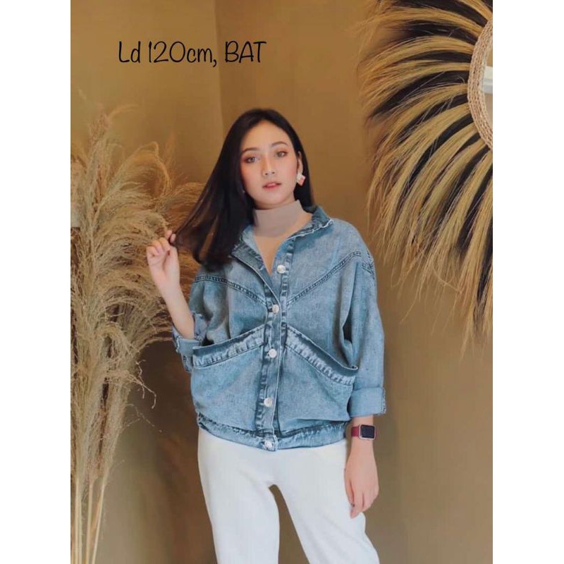 JACKET JEANS JUMBO SIZE IMPORT