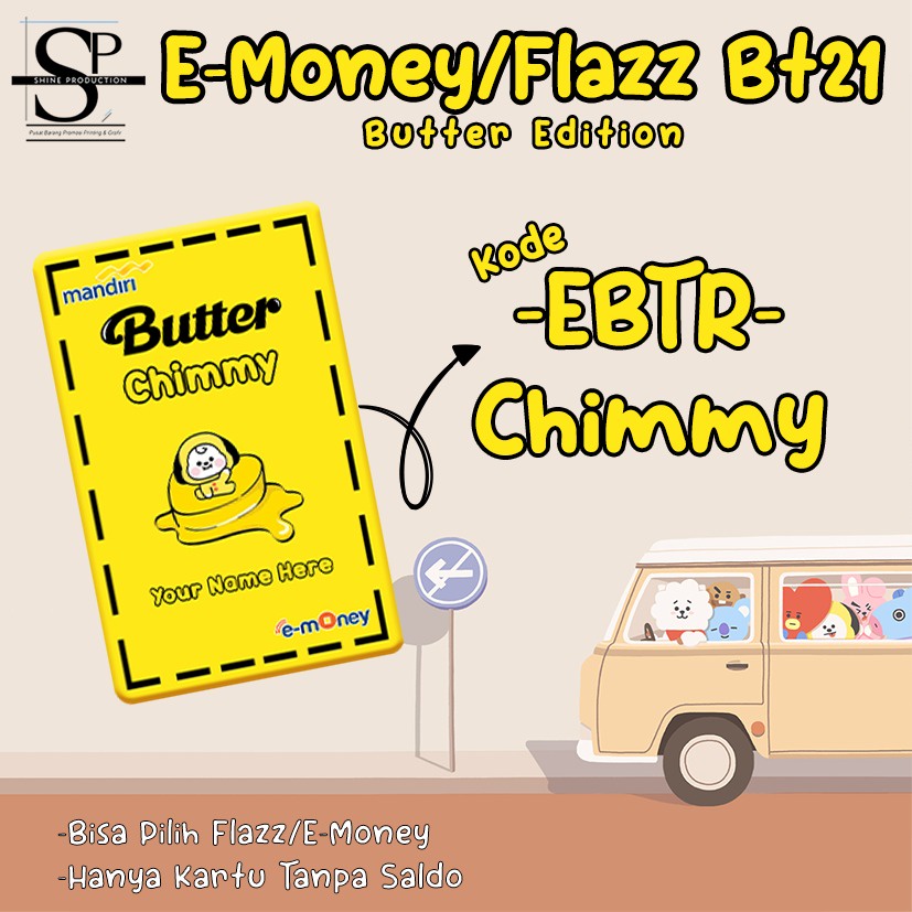 Emoney Flazz Bt21 Custom Nama