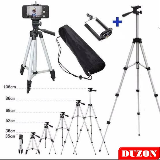 TRIPOD 3110 TRIPOD KAMERA MULTIFUNGSI SERBAGUNA HANDPHONE FOLDING