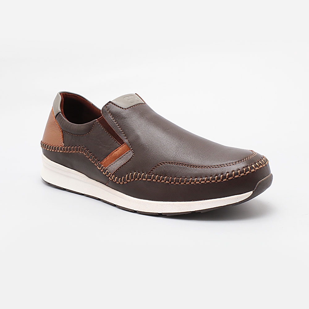 Buccheri Hart Casual Pria Dark Brown