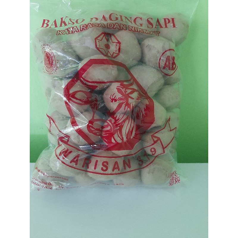 

Bakso Sapi Warisan AB 50 pcs