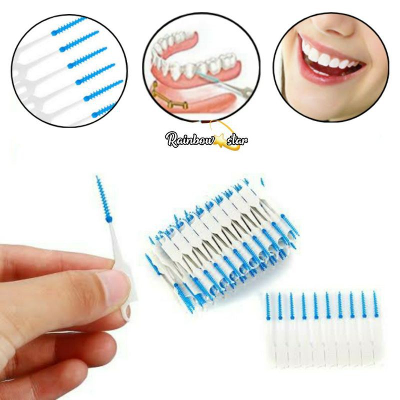 Sikat Sela / Interdental Brush Per pcs / Sikat Gigi Behel