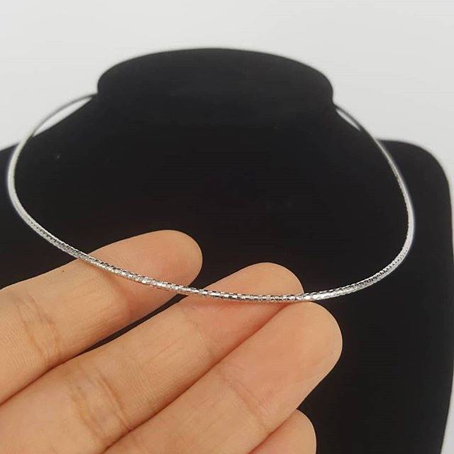 Kalung kaku kalung chocker dot necklace VA4