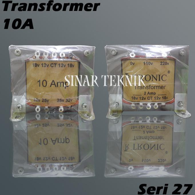Trafo Tronic 10A Seri 27 Ct-32V +Ct 12-18V Sitekni88 Murah