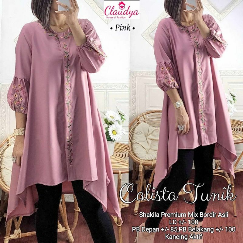 Baju calista tunik ori claudya