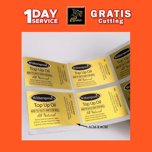 

SPGS 6 8-15 Stiker Label Segel Tulisan Custom Bahan Warna Gold Emas / Silver Untuk Hadiah Nikah
