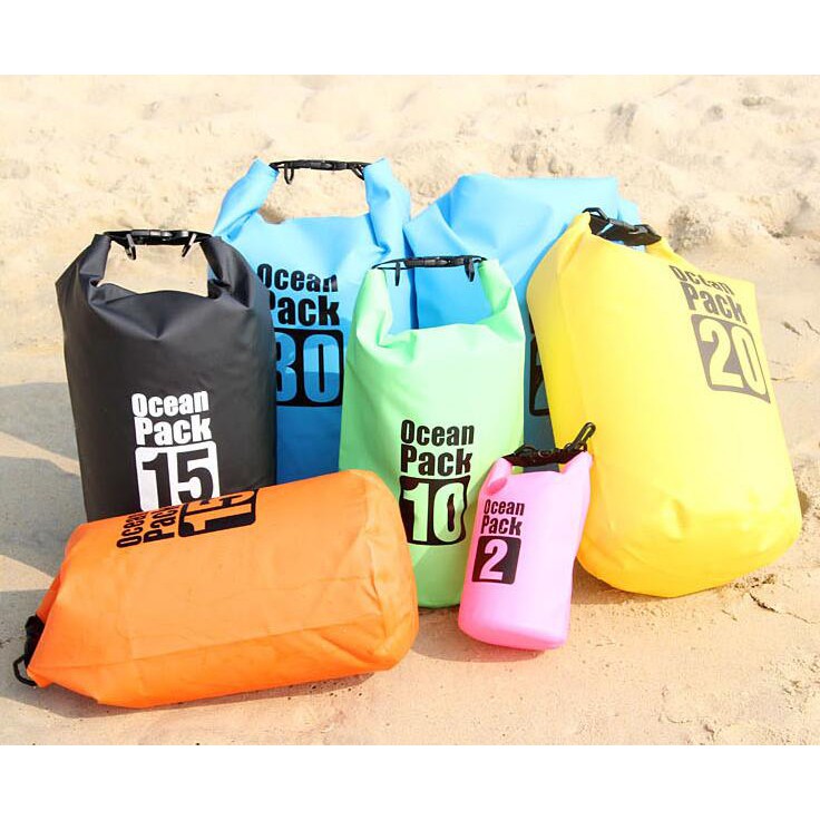 Outdoor Waterproof Bucket Dry Bag 10 Liter - OB101 - Black