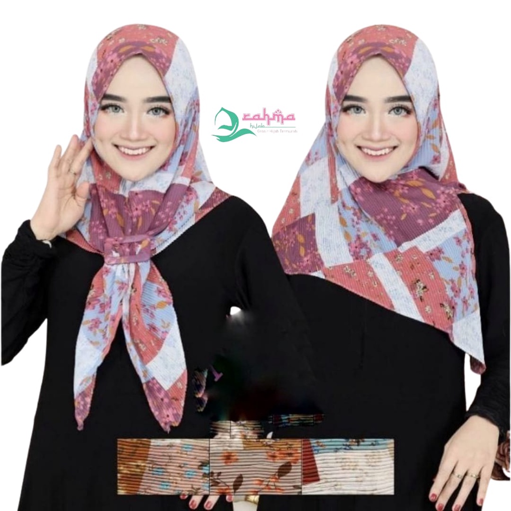 SEGIEMPAT PLISKET MOTIF TASSEL GESPER