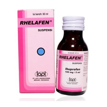 RHELAFEN FORTE &amp; Rhelafen Syrup Suspensi 60 ML - Ibuprofen Sirup - Obat Demam Sakit Kepala Sakit Gigi