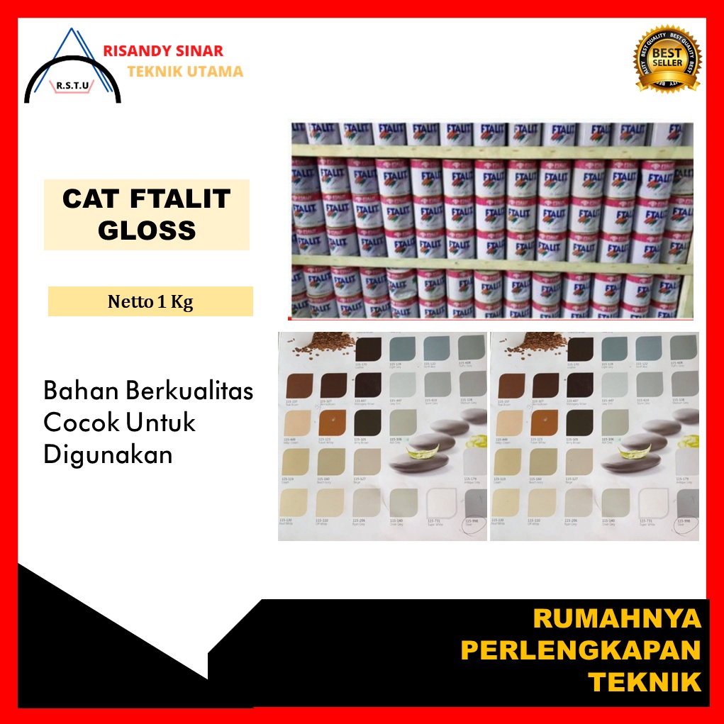 

cat ftalit gloss | cat minyak besi | cat 1 kg