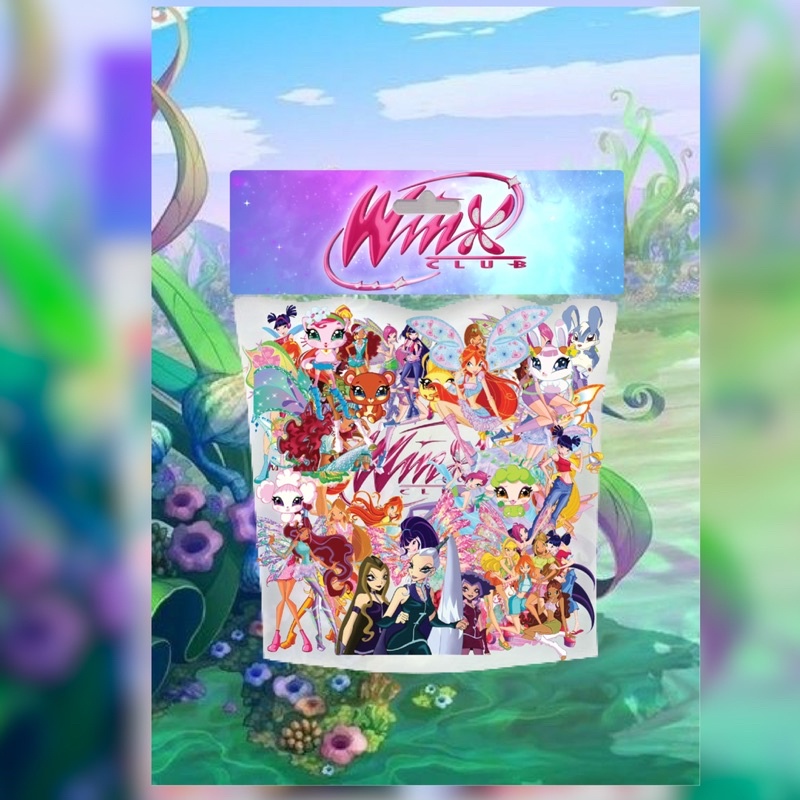 

[41 PCS STICKERS] Stickers Winx Club untuk laptop, hp, dll