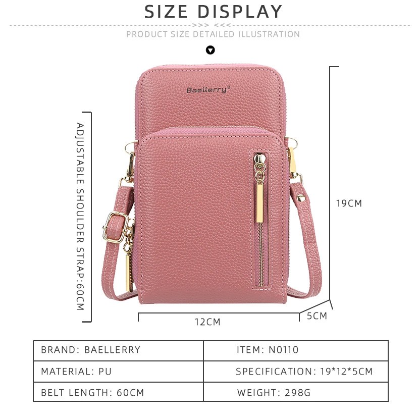 Dompet HP Multifungsi Tas HP Wanita Import Dompet Wanita Baellerry 61.ID