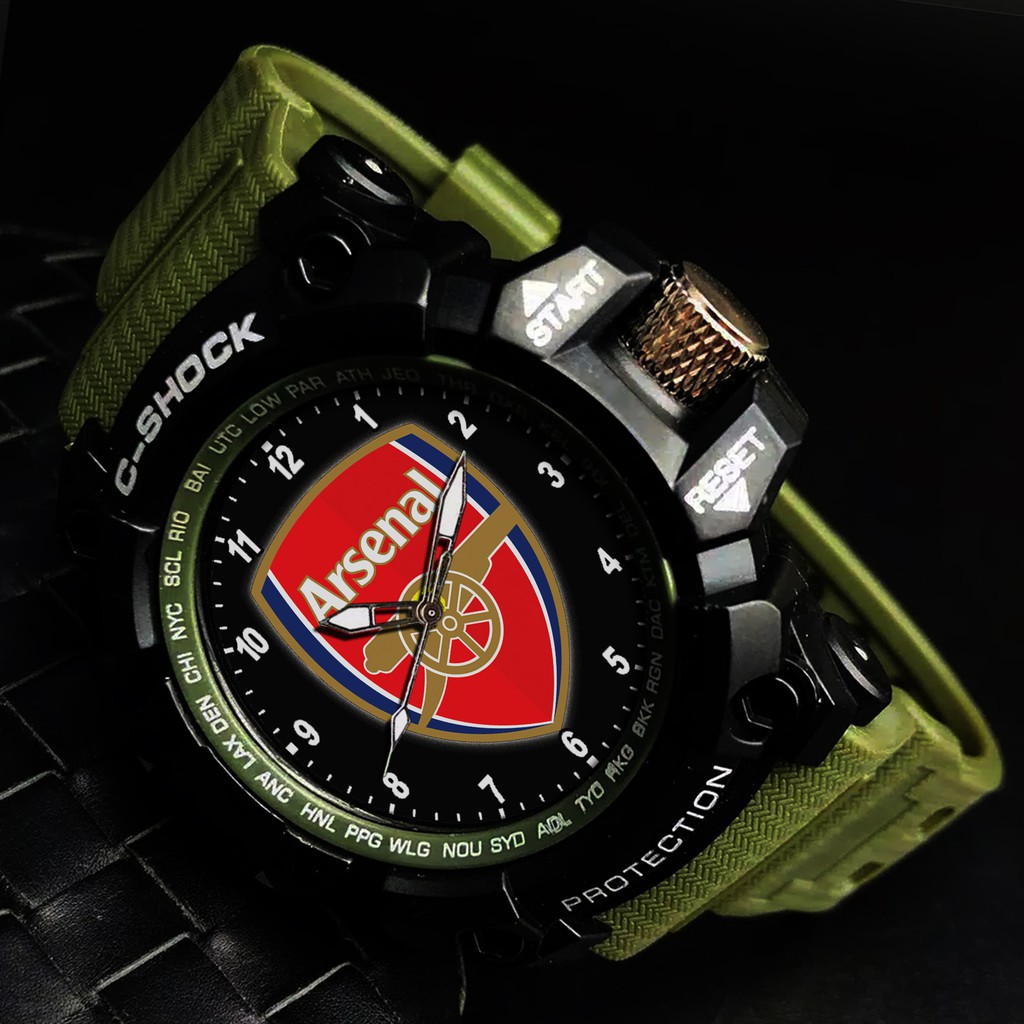 (EXCLUSIVE) JAM TANGAN ARSENAL 1 (STRAP WARNA)