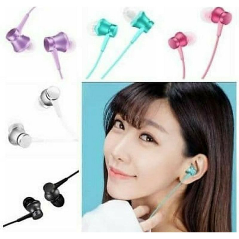 Handsfree Earphone Headset Xiaomi Piston Fresh Jack 3.5MM Original 100%