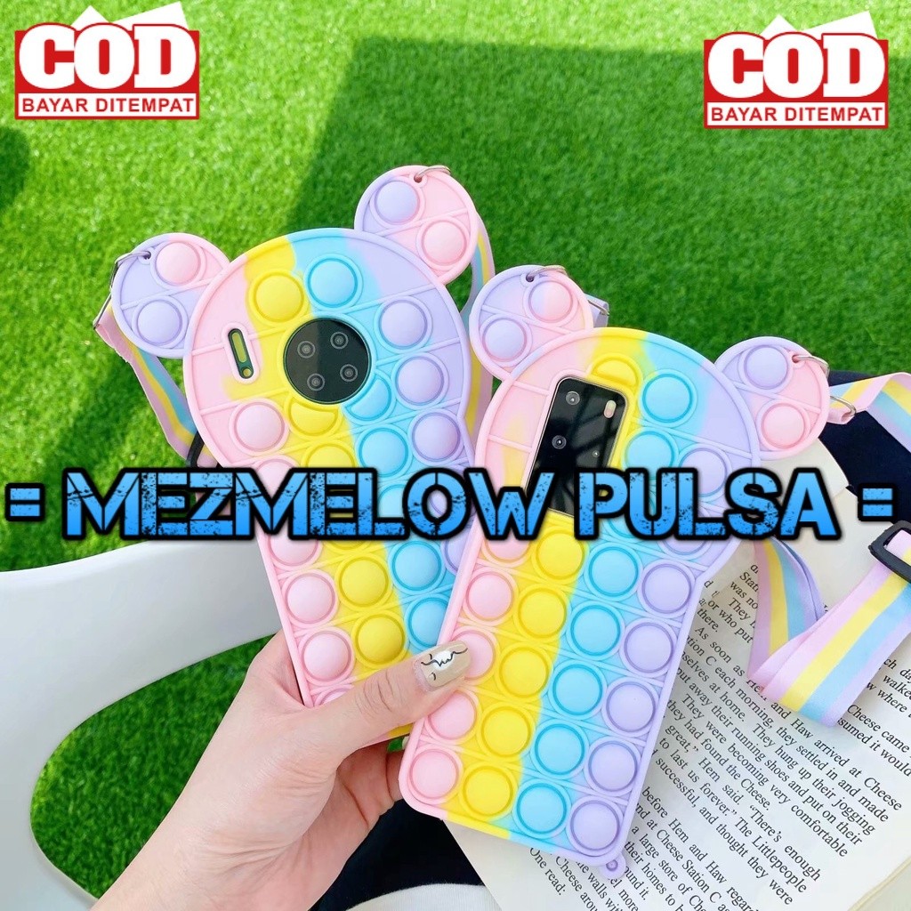 Case 3D tikus Tali Lembut Soft Case POP IT Rainbow Case HUAWEI P40 BIASA